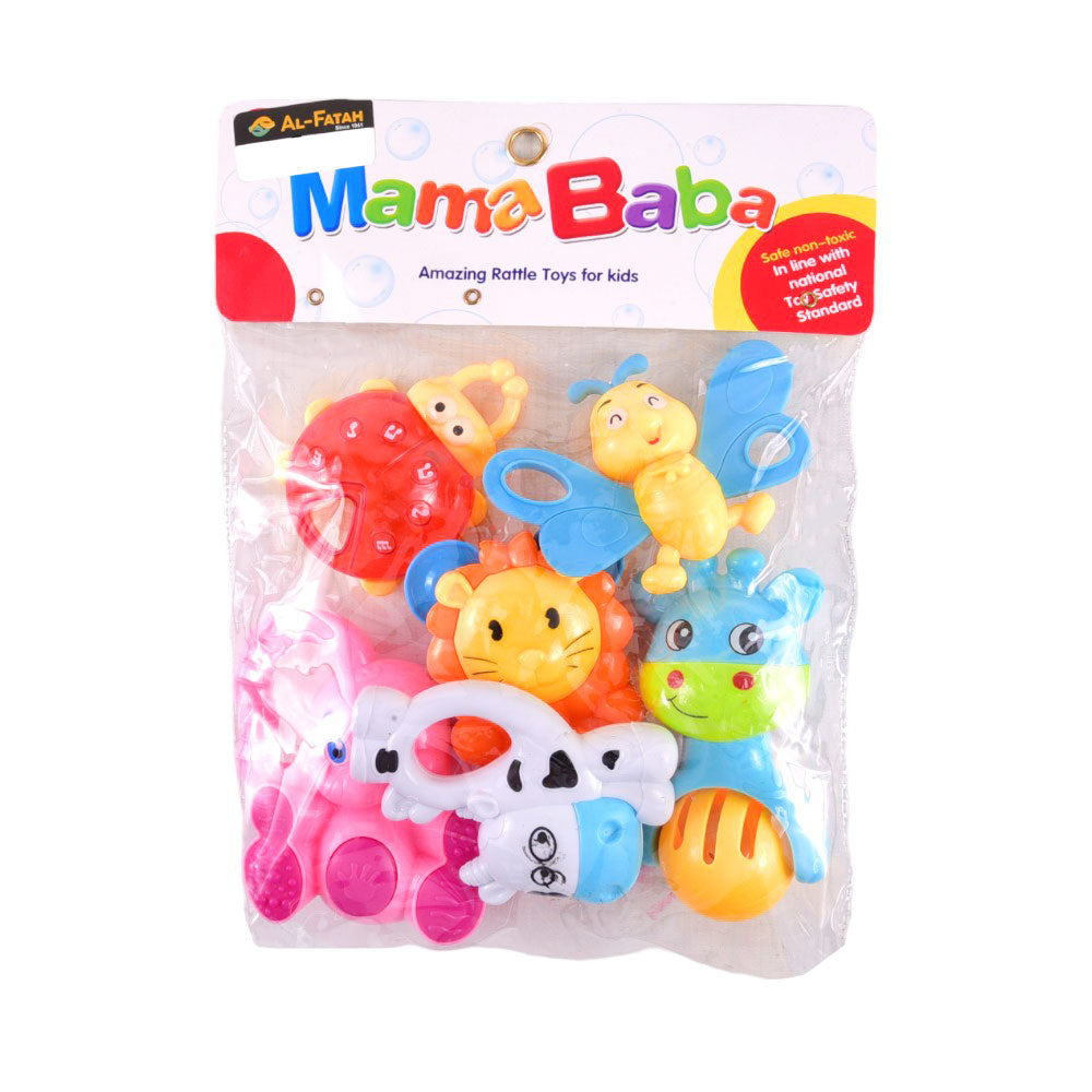 RA-09 RATTLE SET 6PCS IN PVC HST