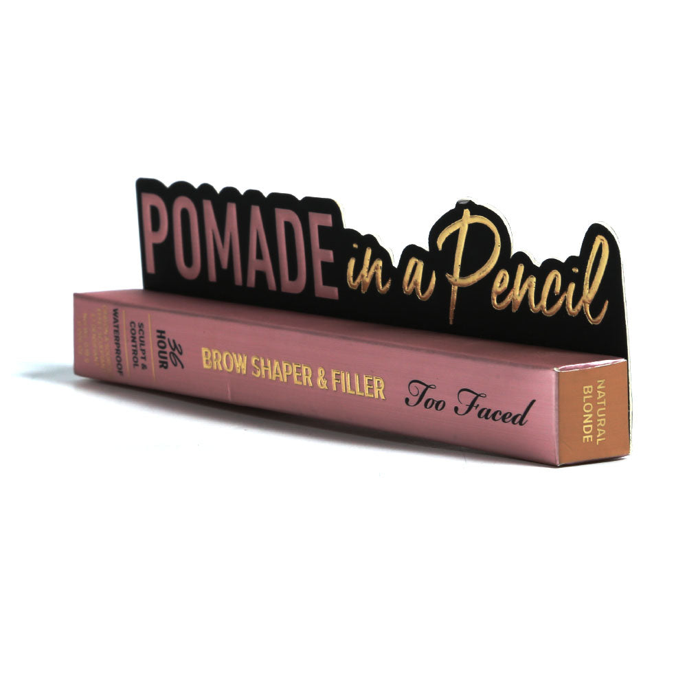 TOO FACED BROW SHAPER & FILER WATERPROOF NATURAL BLONDE 0.19