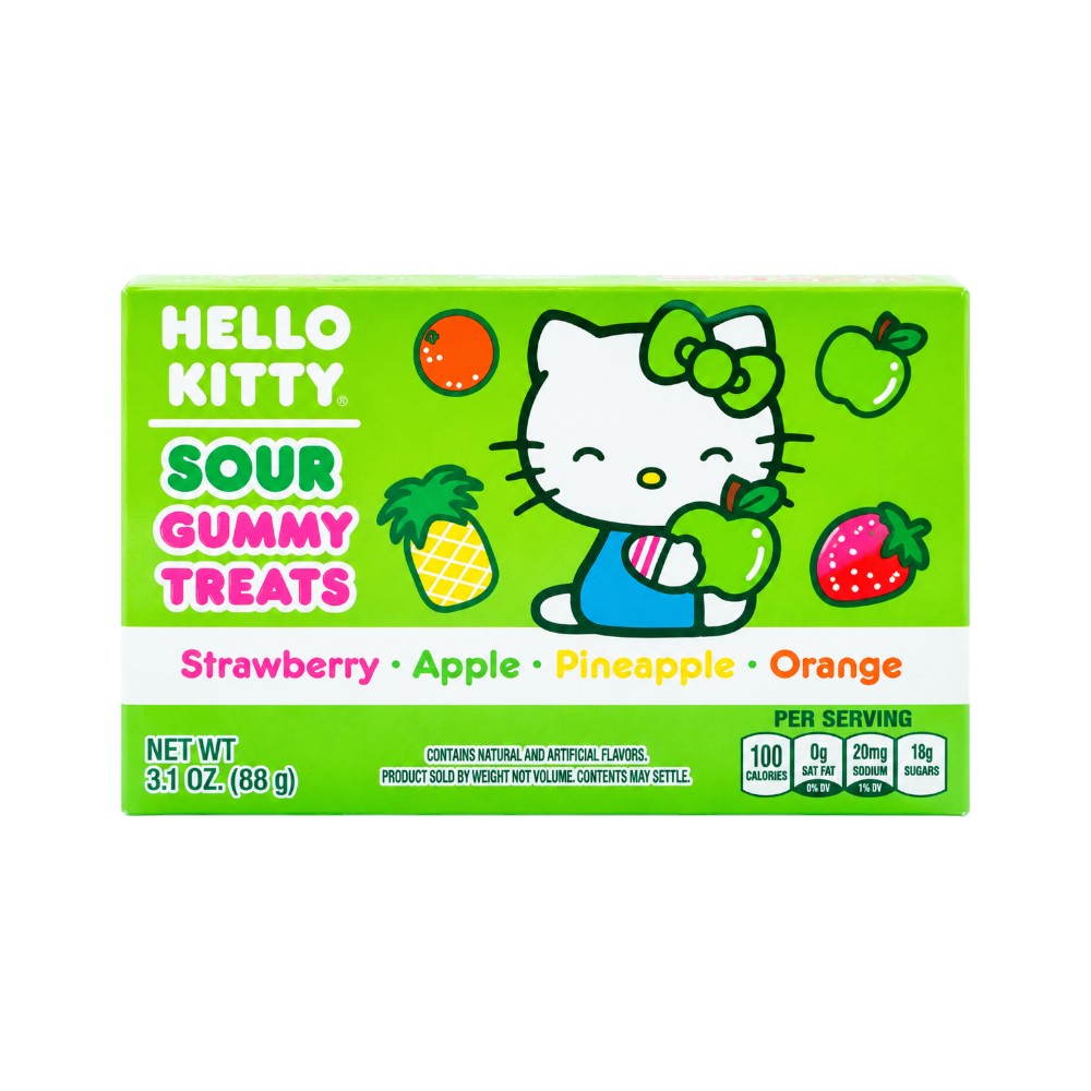 HELLO KITTY SOUR GUMMY TREATS THEATRE BOX 88 GM