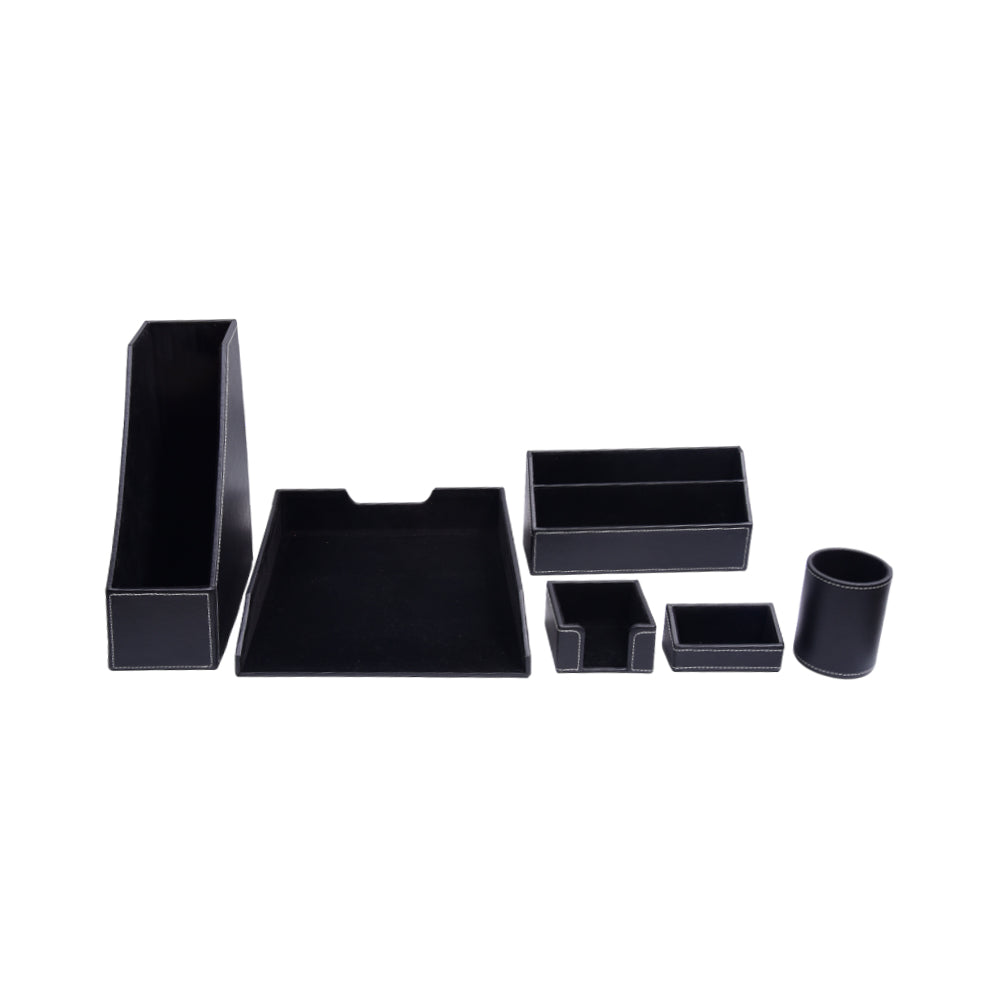 OFFICE SET 6PC LEATHER IR T-2001
