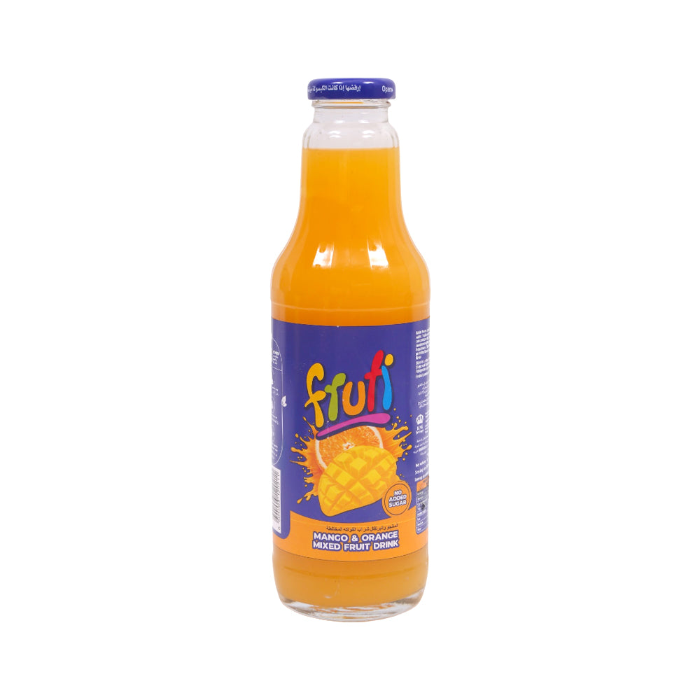 FRUTI MANGO-ORANGE FRUIT DRINK GLASS BOTTLE 750 ML