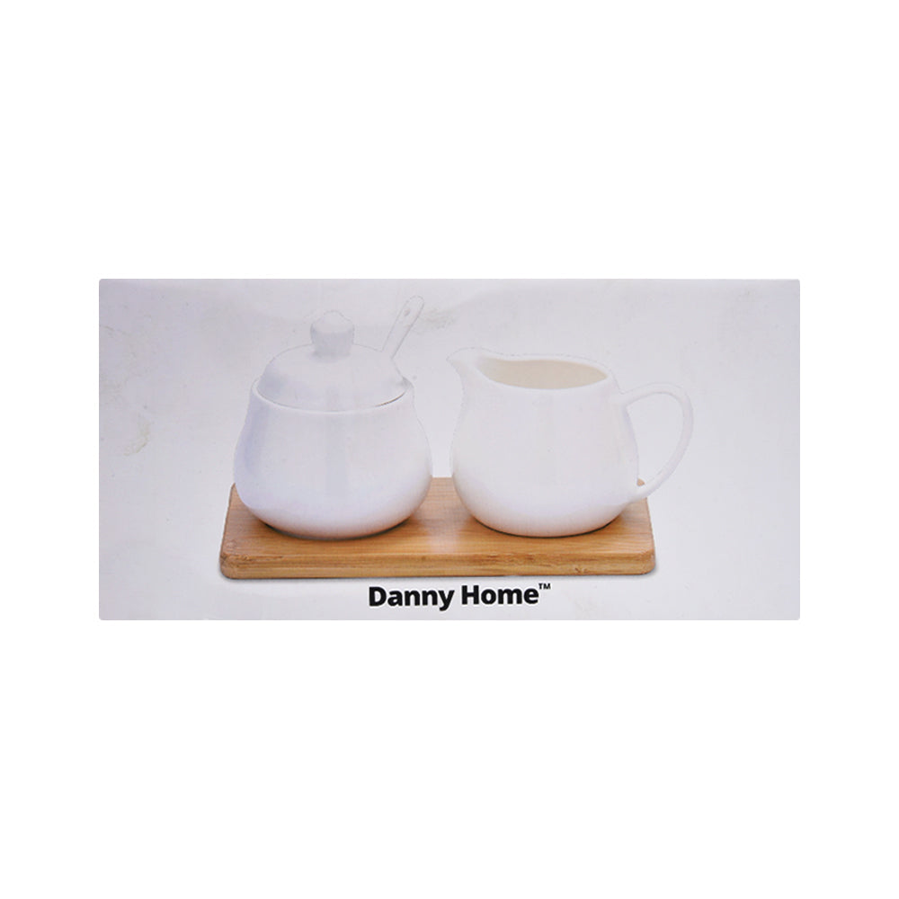 MILK & SUGAR POT SET 2PC DANNY HOME BW20-111