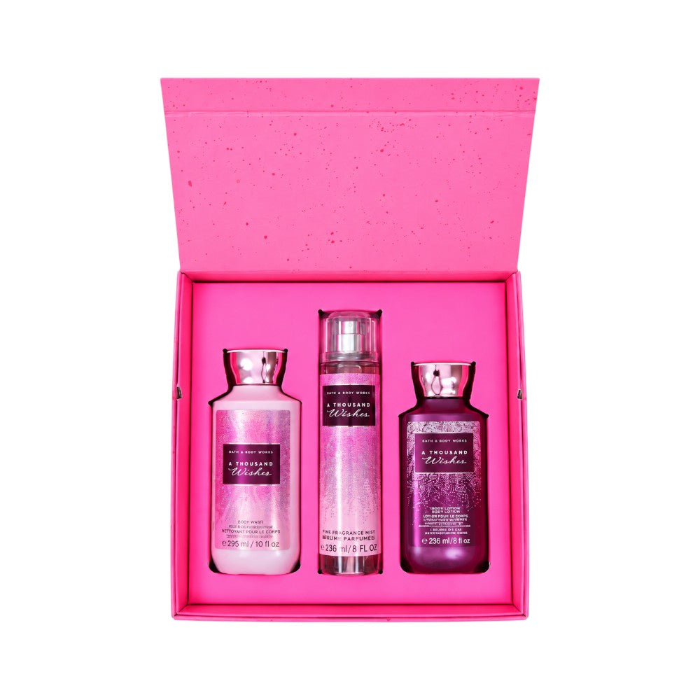 BATH & BODY WORKS GIFT SET A THOUSAND WISHES 3 PC