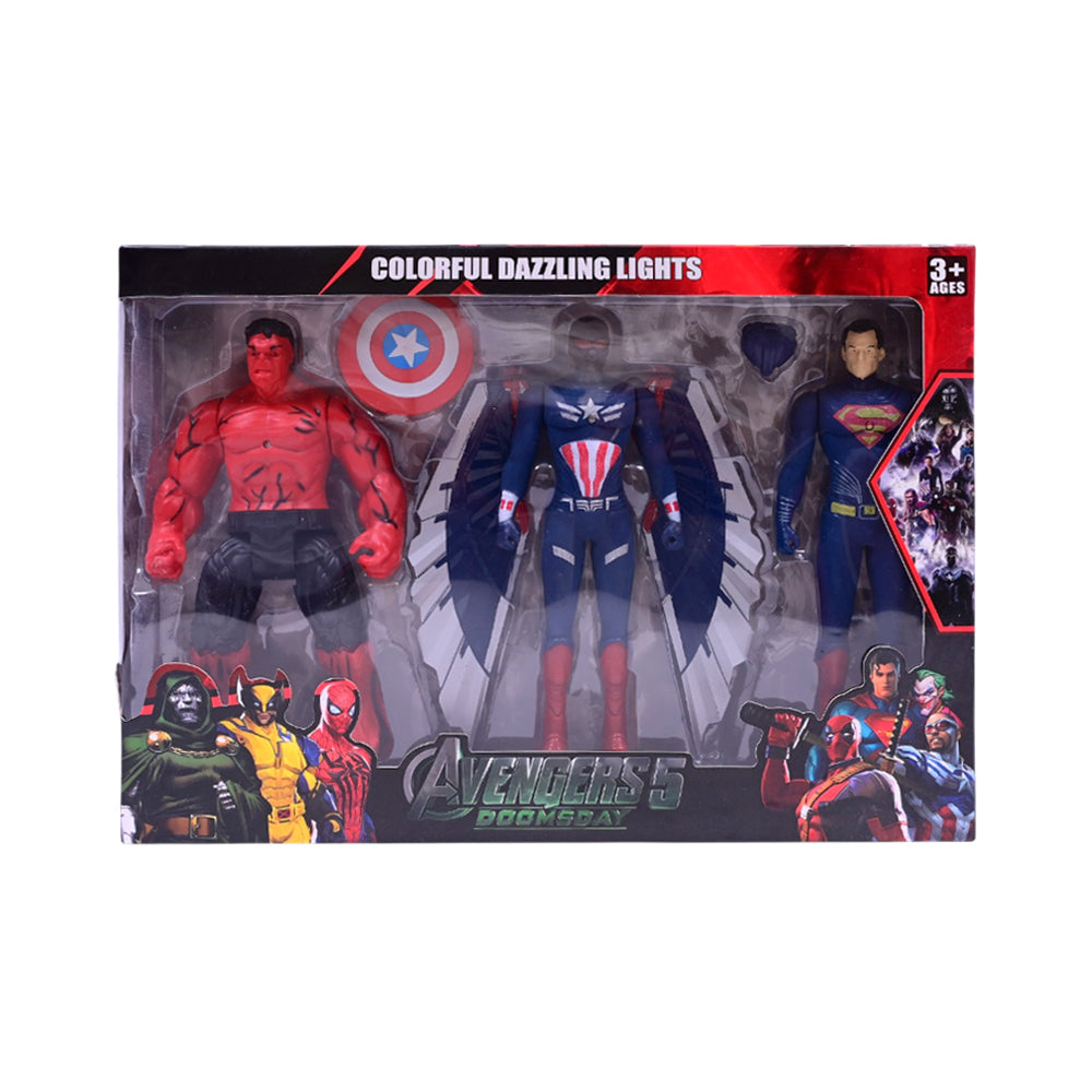 BBC3A AVENGERS DOOMSDAY FIGURE SET IR
