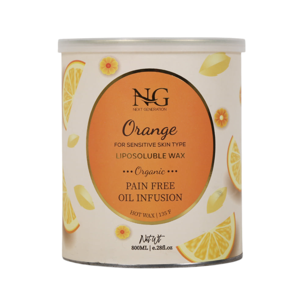NEXT GENERATION LIPOSOLUBLE PAIN FREE WAX ORANGE 800 ML