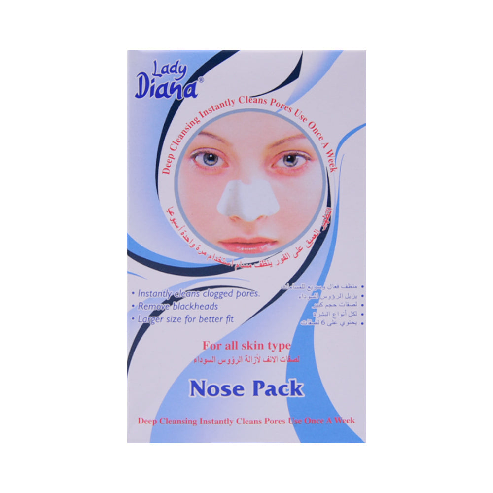 LADY DIANA CLEANSING NOSE STRIPS 6PC