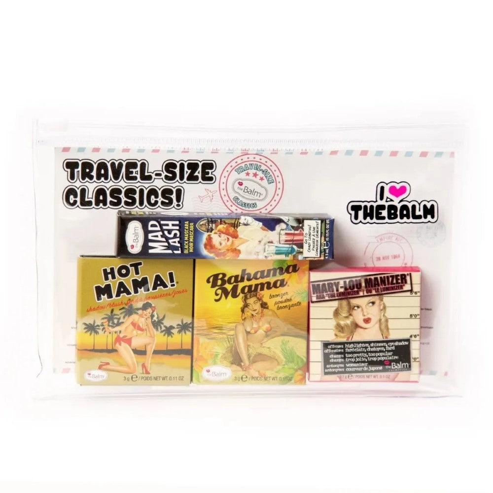 THE BALM TRAVEL SIZE CLASSICS 4 PIECE SET