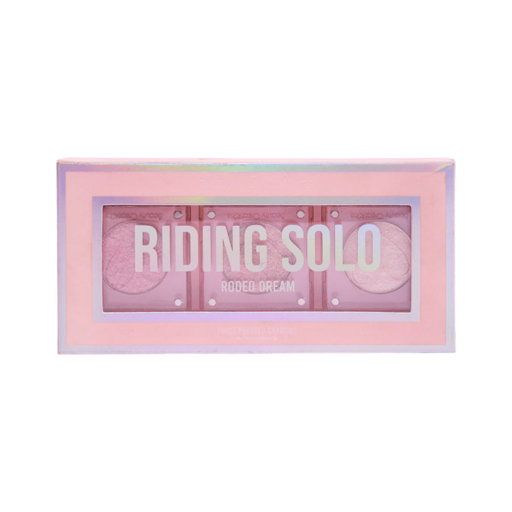 BEAUTY CREATIONS RIDING SOLO THREE PRESSED SHADING PALETTE
