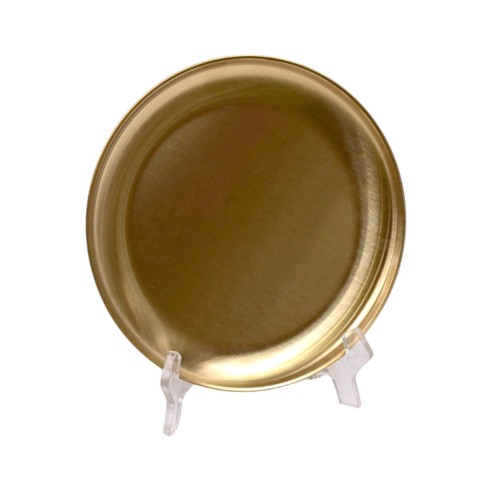 TRAY STEEL GOLDEN ROUND 5206