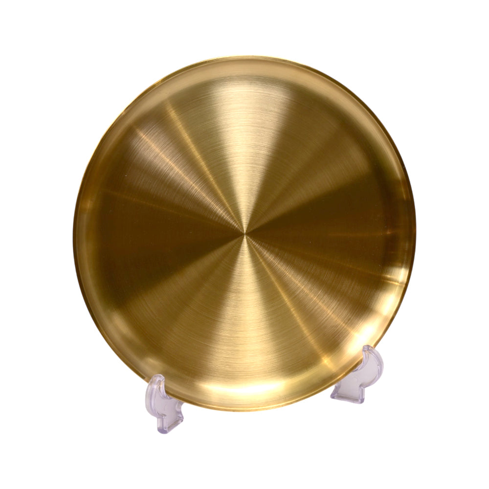 TRAY STEEL GOLDEN ROUND 5237