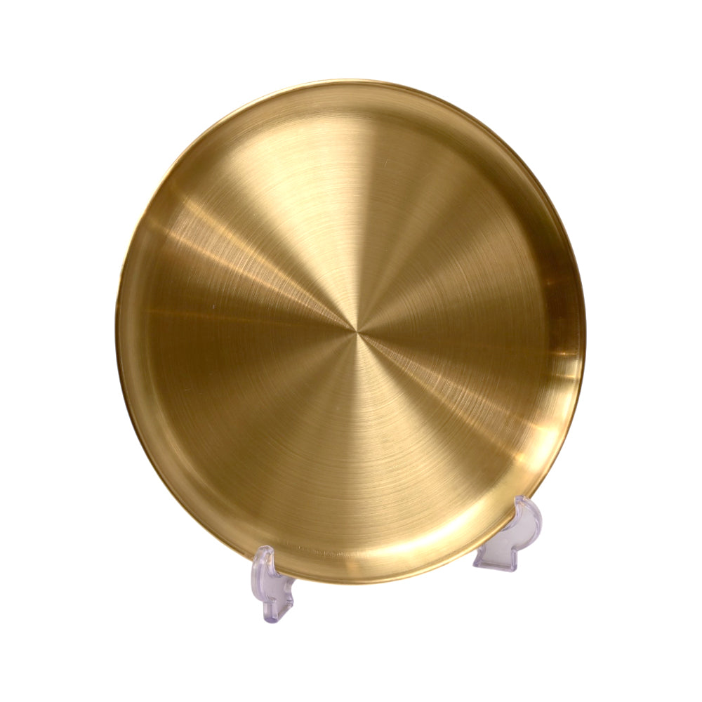 TRAY STEEL GOLDEN ROUND 5244