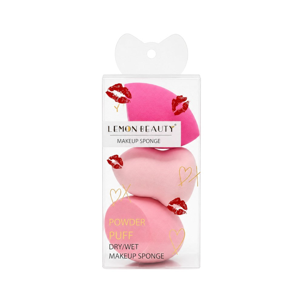 LEMON BEAUTY POWDER PUFF 3PC IR