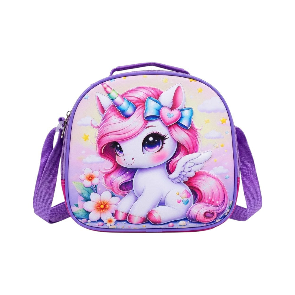 CB01-7 LUNCH BAG W-POUCH UNICORN S.T