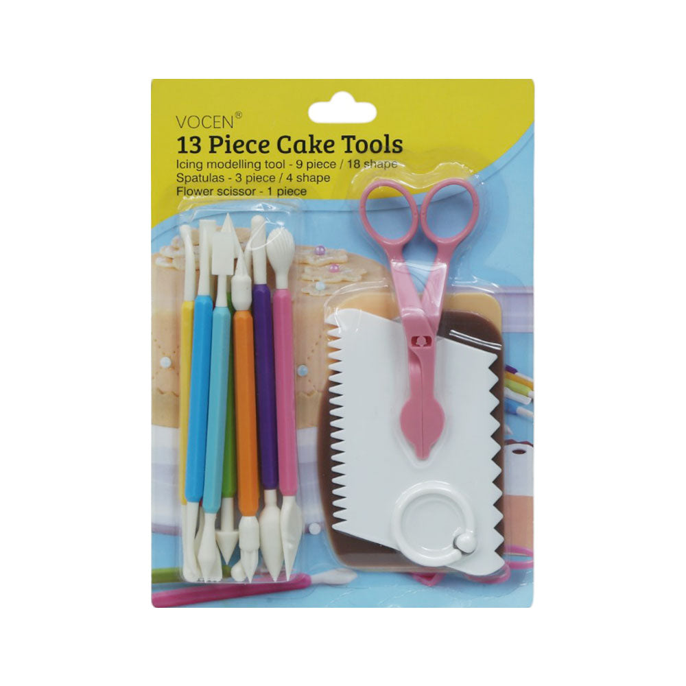 CAKE DECORATING TOOL SET 13PC VOCEN 100103 ZIK