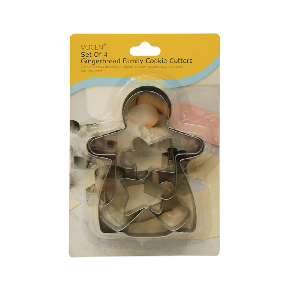 COOKIE CUTTER SET 4PC IR 100321
