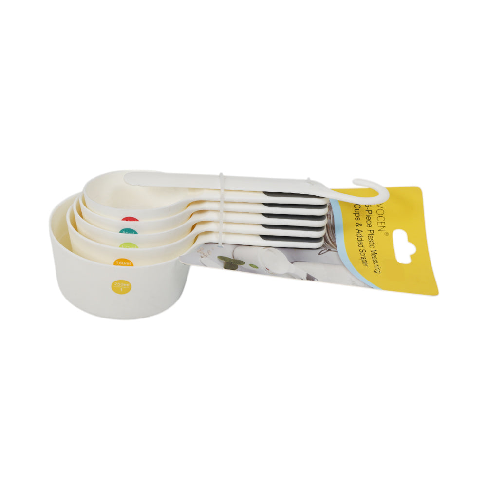 MEASURING CUP SET 5PC WITH SCRAPER 300049 ZIK
