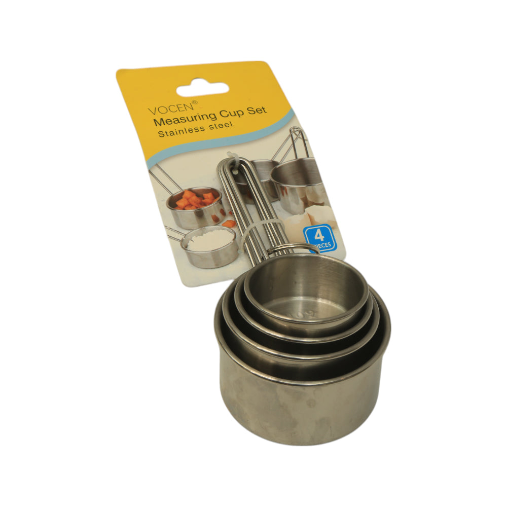 MEASURING CUP SET 4PC STEEL 400188