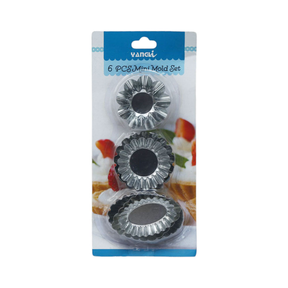 CAKE MOLD SET 6PC IR 100018-6/M1250