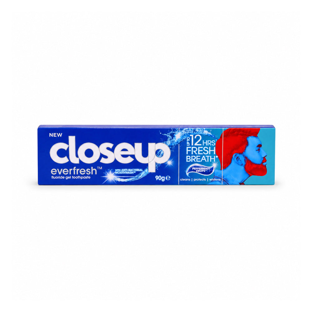 CLOSEUP TOOTHPASTE EVERFRESH PEPPERMINT DROPS 90 GM