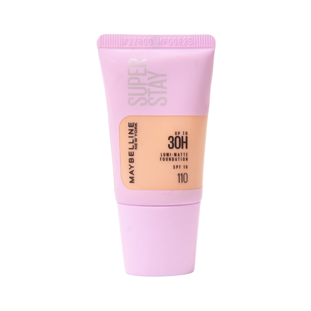 MAYBELLINE SUPERSTAY LUMI MATTE FOUNDATION 110 TUBE18ML AS X