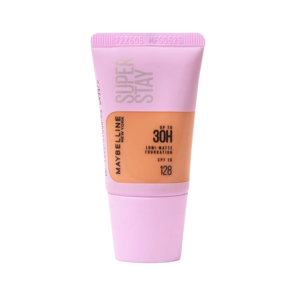 MAYBELLINE SUPERSTAY LUMI MATTE FOUNDATION 128 TUBE18ML AS X