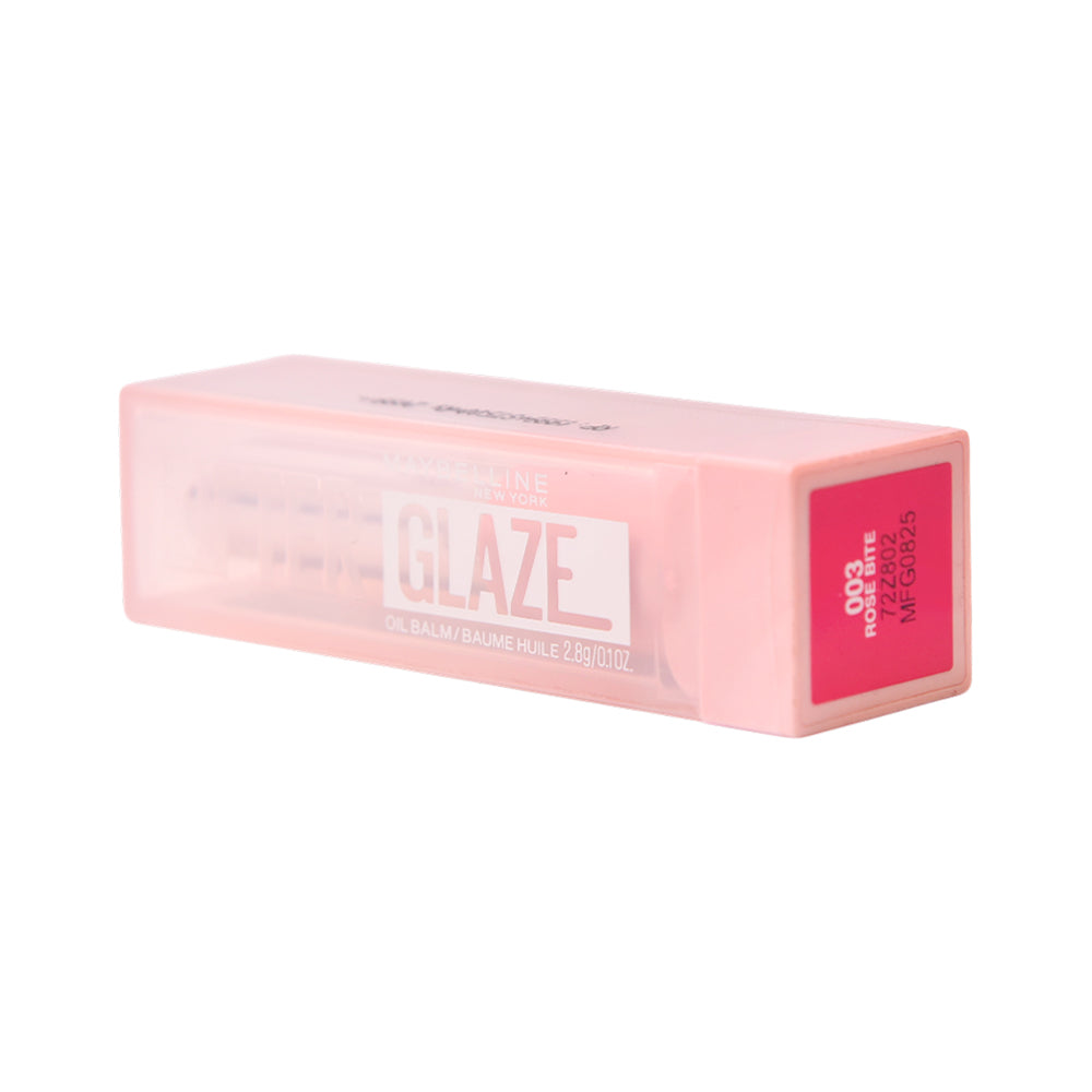 MAYBELLINE LIFTER GLAZE LIP OIL BALM 003 ROSE BITE 2.8G  AS