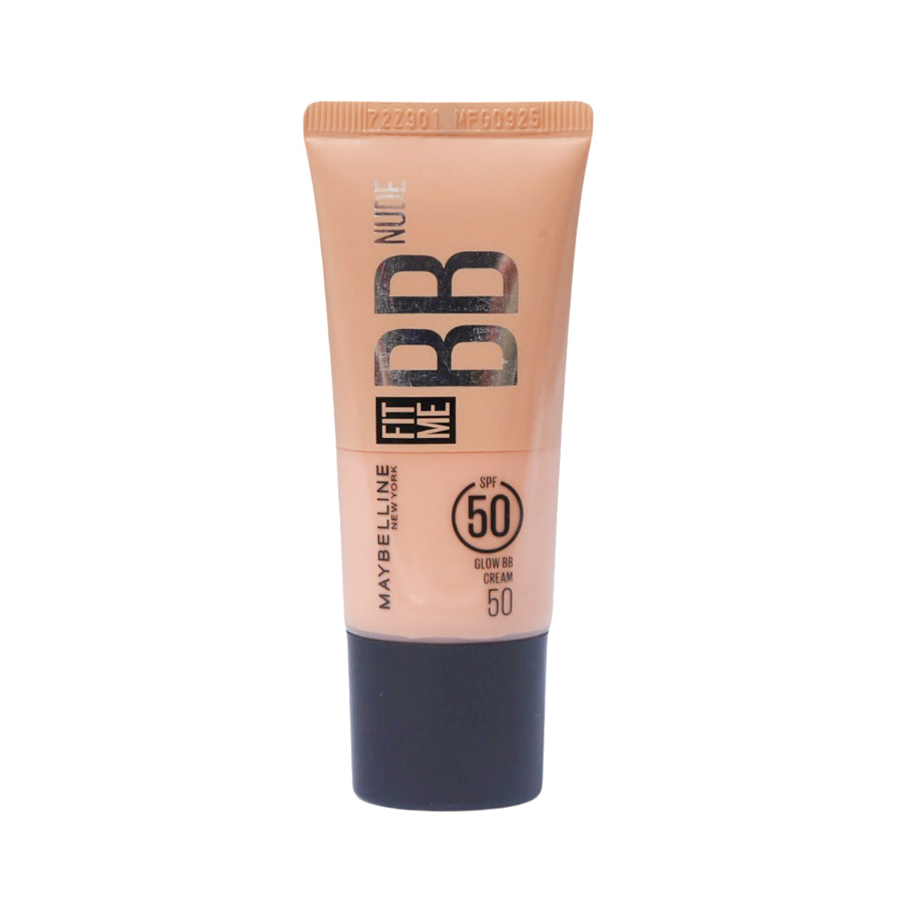 MAYBELLINE  FIT ME BB NUDE GLOW CREAM 50  SPF50  30ML