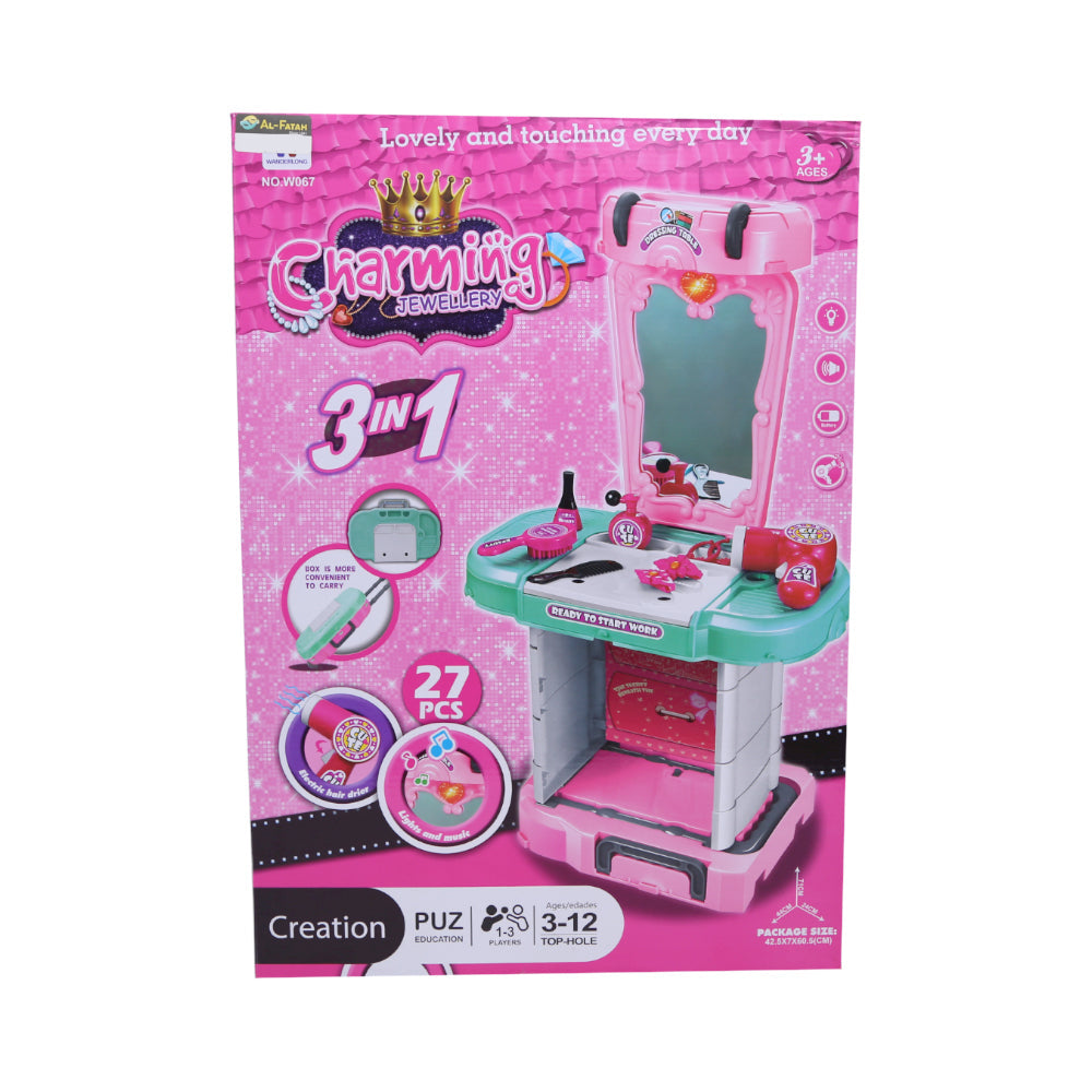W067 Charming Jewellery Table 3In1 (3+ Year)