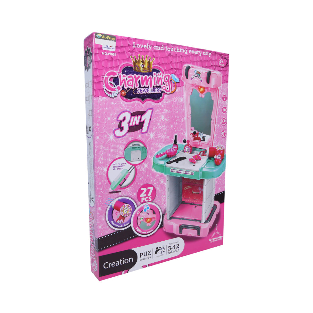 W067 Charming Jewellery Table 3In1 (3+ Year)