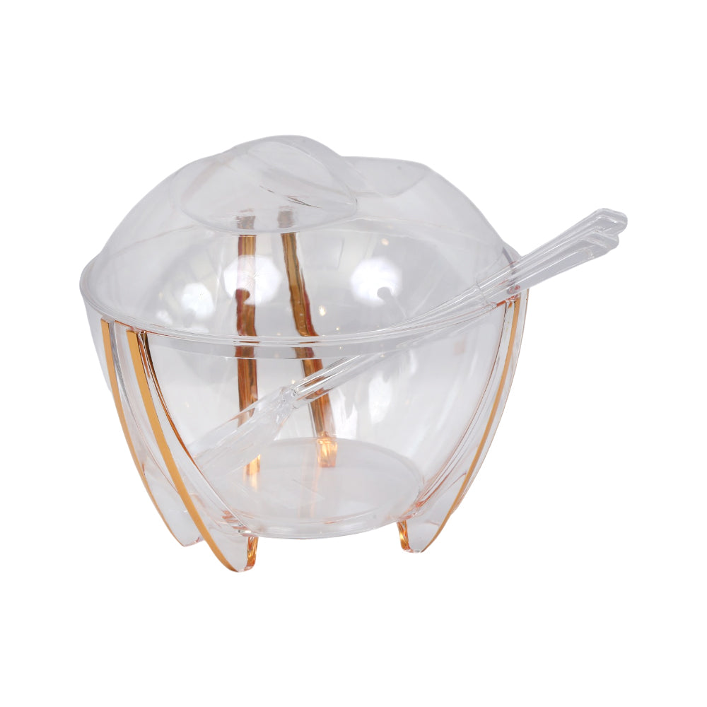 BOWL SALAD ACRYLIC WITH SPOON IR 4036T