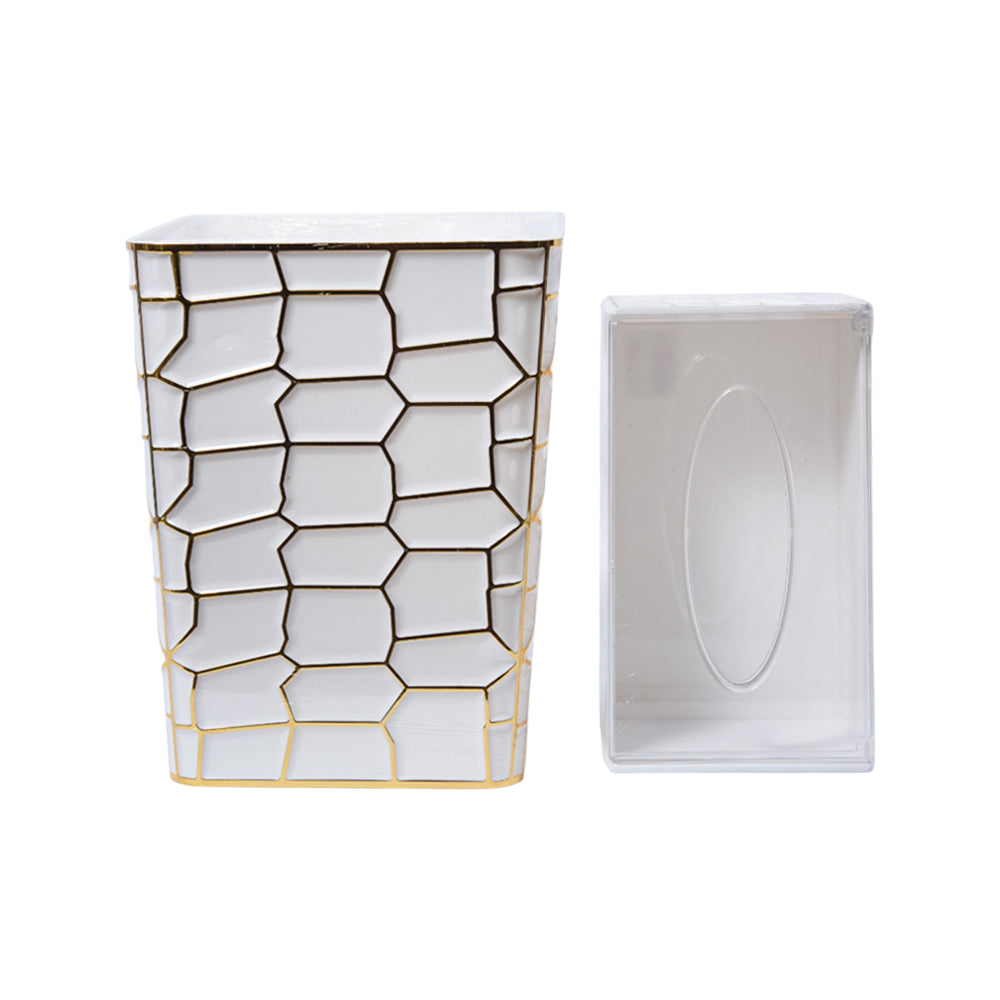 DUSTBIN & TISSUE BOX SET IR 2167WTH-L