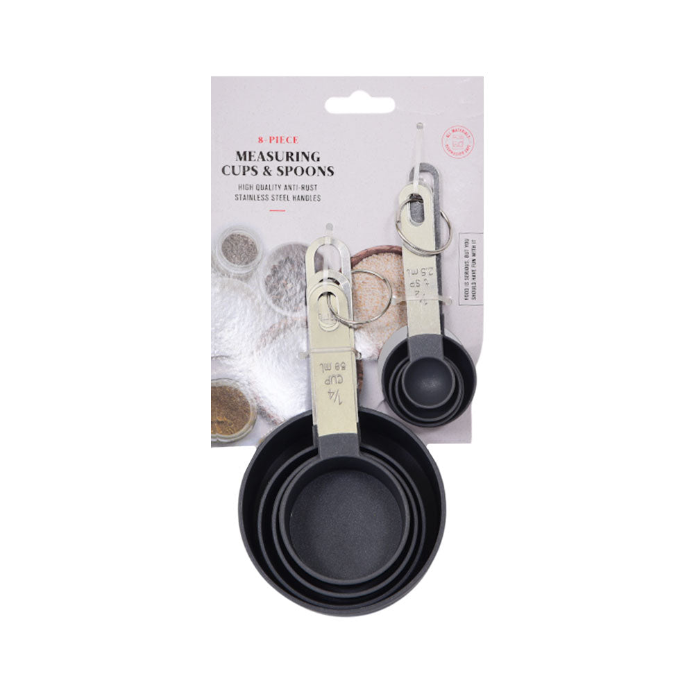 MEASURING CUP WITH SPOON SET 8PC 5551