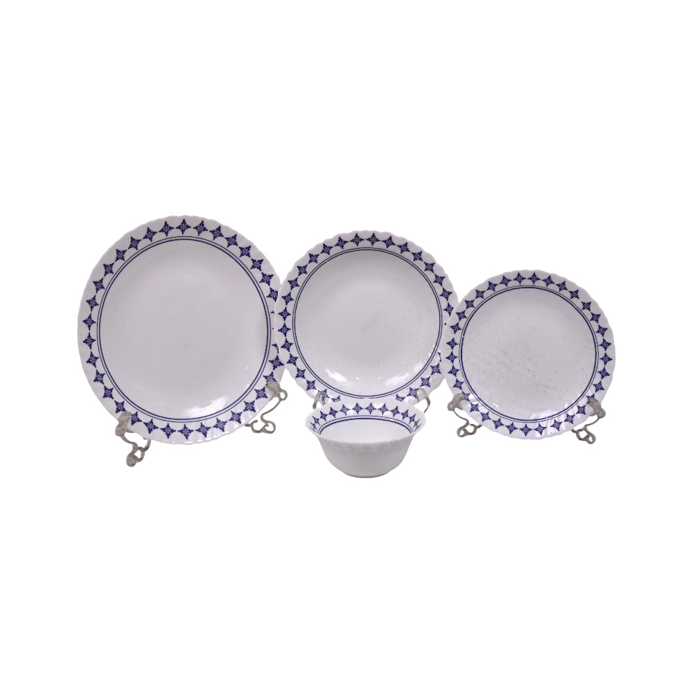 PLATE SET 24PC DANNY HOME LXP24F-W