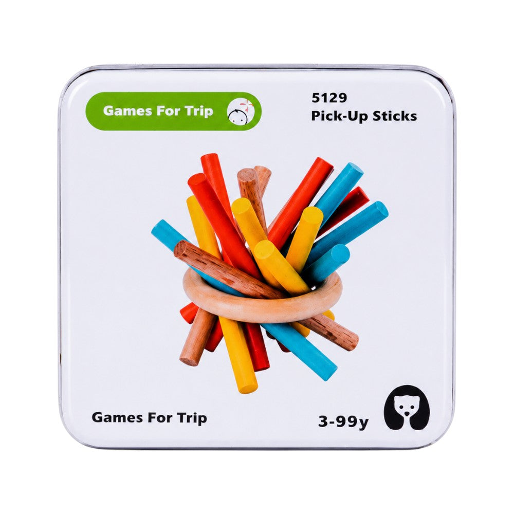 5129 KIDS PICK-UP STICKS GAME IN TIN  IR