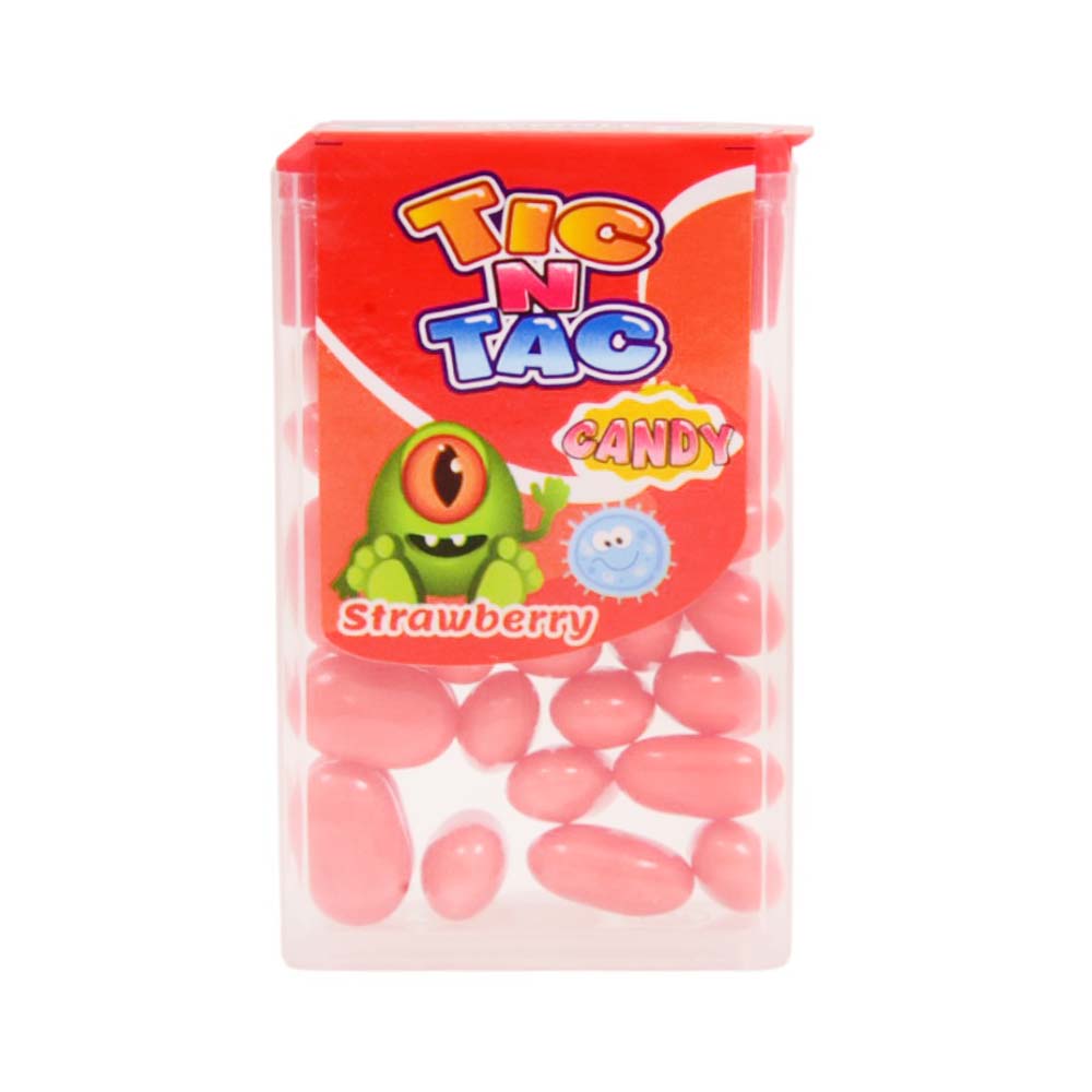 BUMBLE BEE TIC & TAC CANDY STRAWBERRY 16 GM