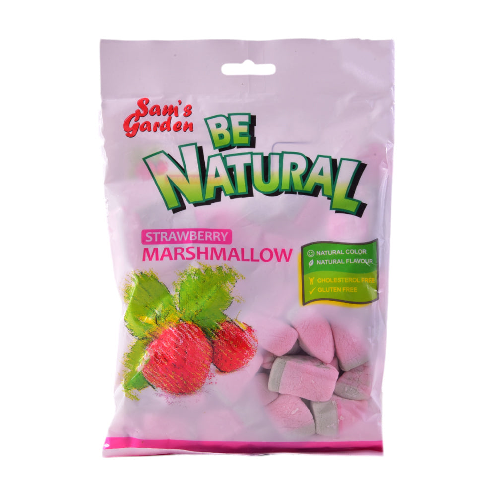 SAM & GARDEN BE NATURAL MARSHMELLOW STRAWBERRY 120 GM