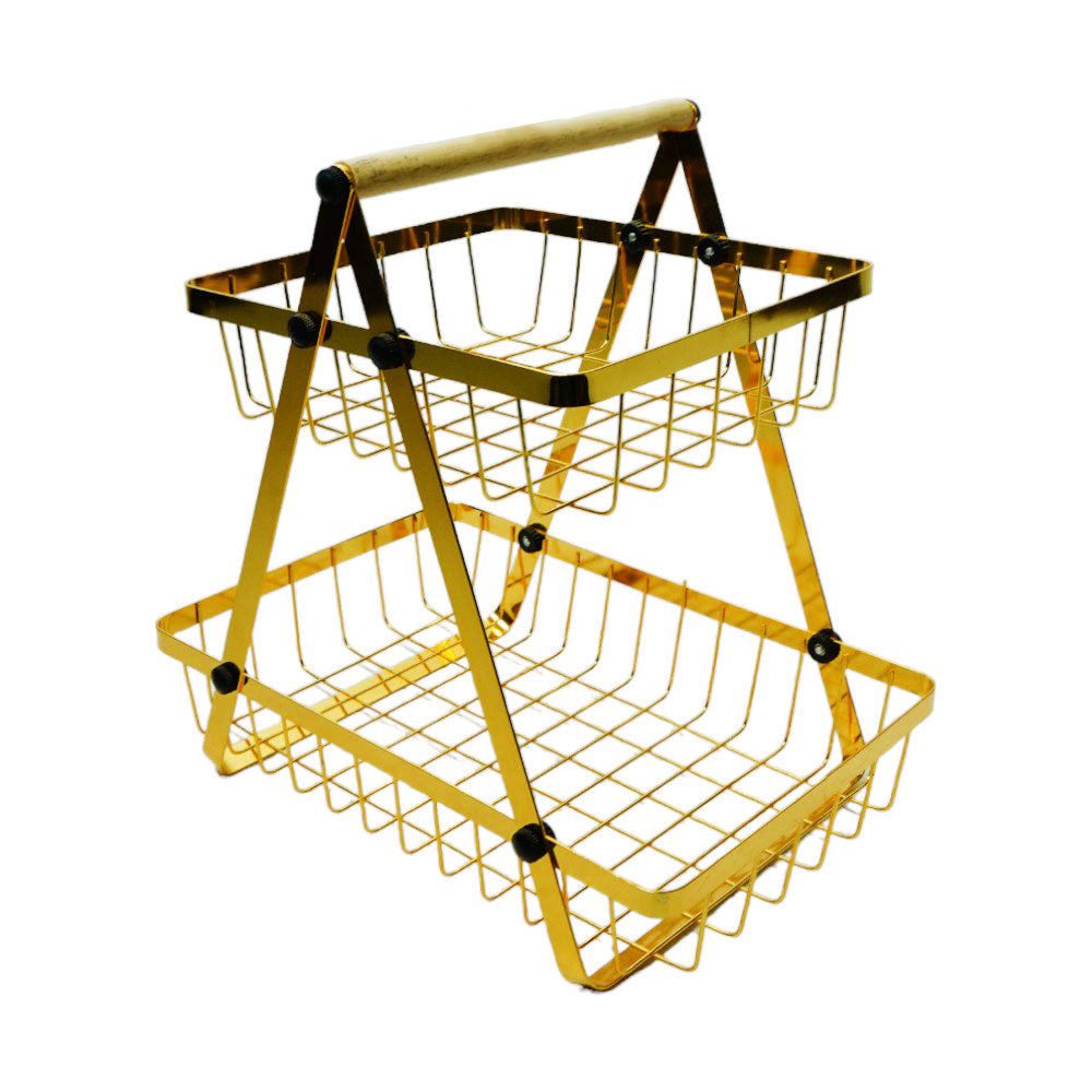 FRUIT BASKET EMAY 2 TIER YM22019G-2A AH