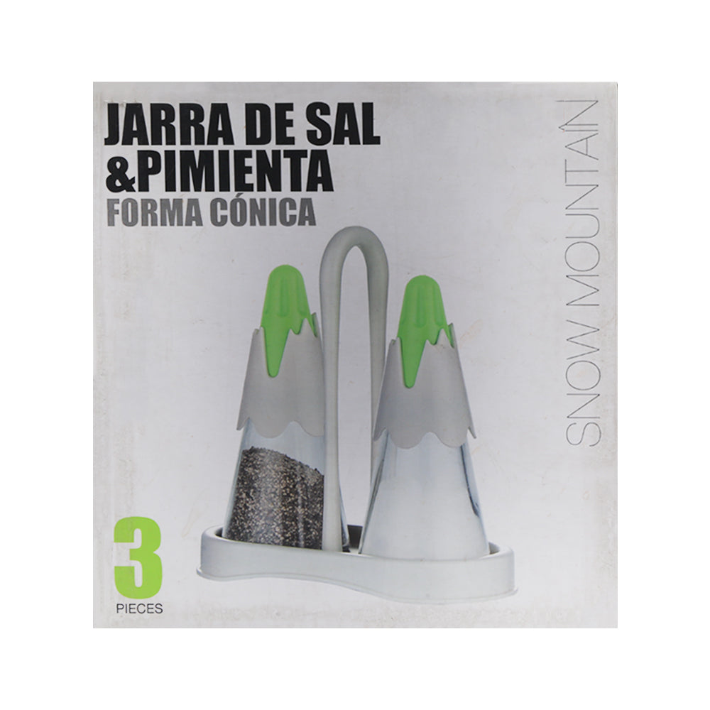 SALT & PEPPER SET 3PC IR 89904000 BASIC