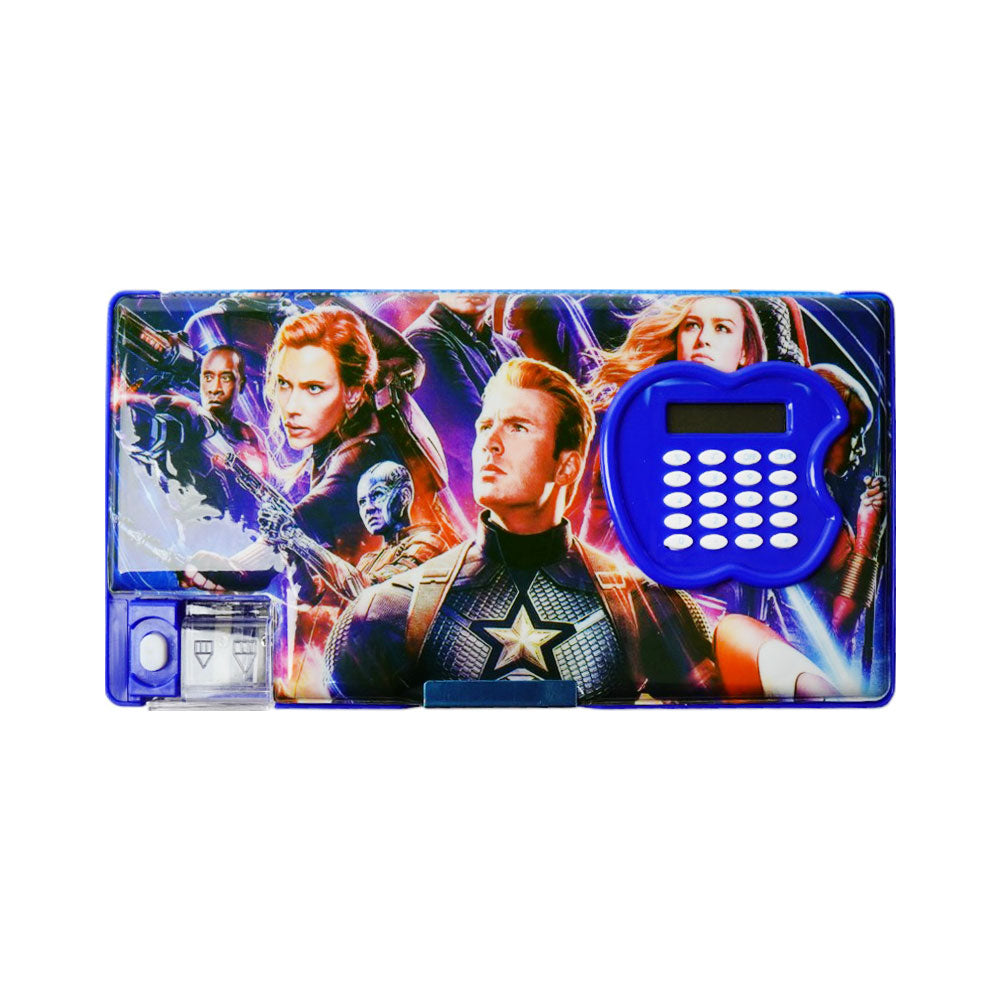 588-155WITH APPLE CALCULATOR PENCEIL BOX ASST