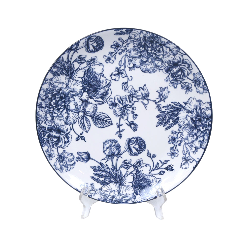 PLATE DINNER PORCELAIN YHP10.5-101 BLUE