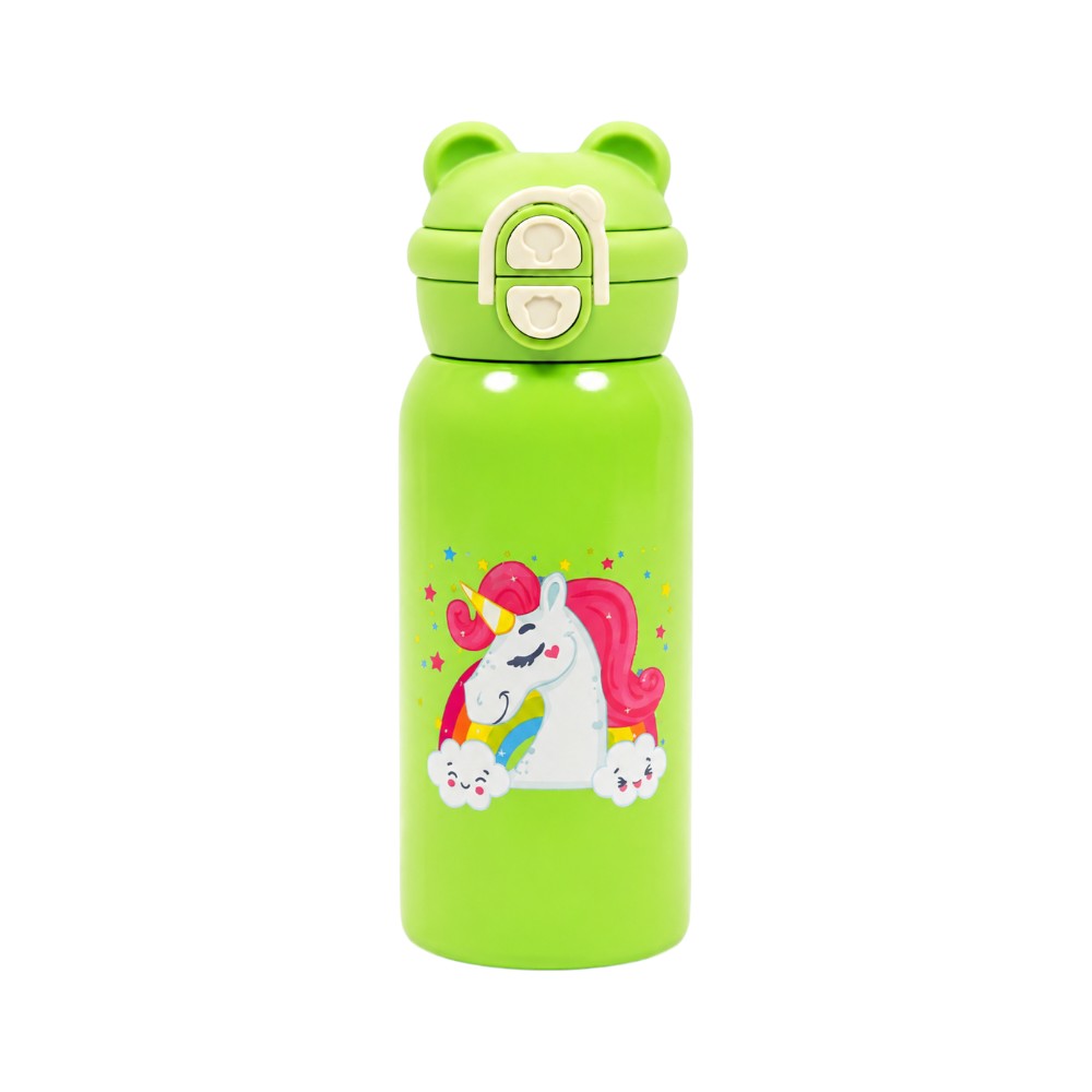 2601 SS VACUUM FLASK WATER BOTTLE UNICORN 500ML S.T