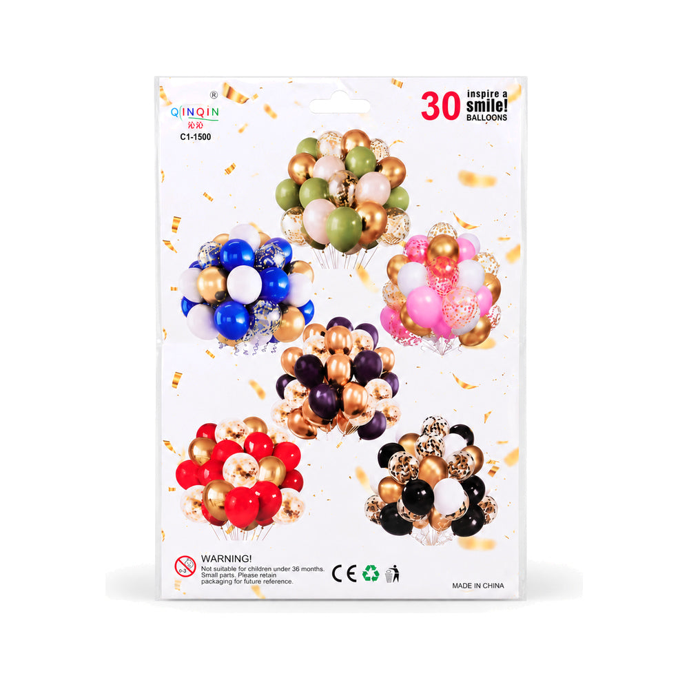 4020 HBD COLORFULL BALLOON 30PCS IR