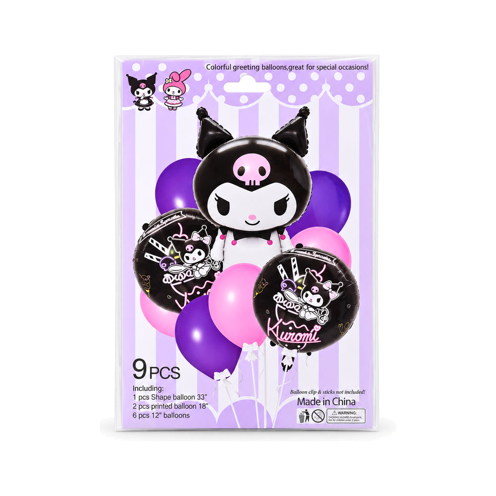 2122 HBD FOIL BALLOON KROUMI 9PCS IR