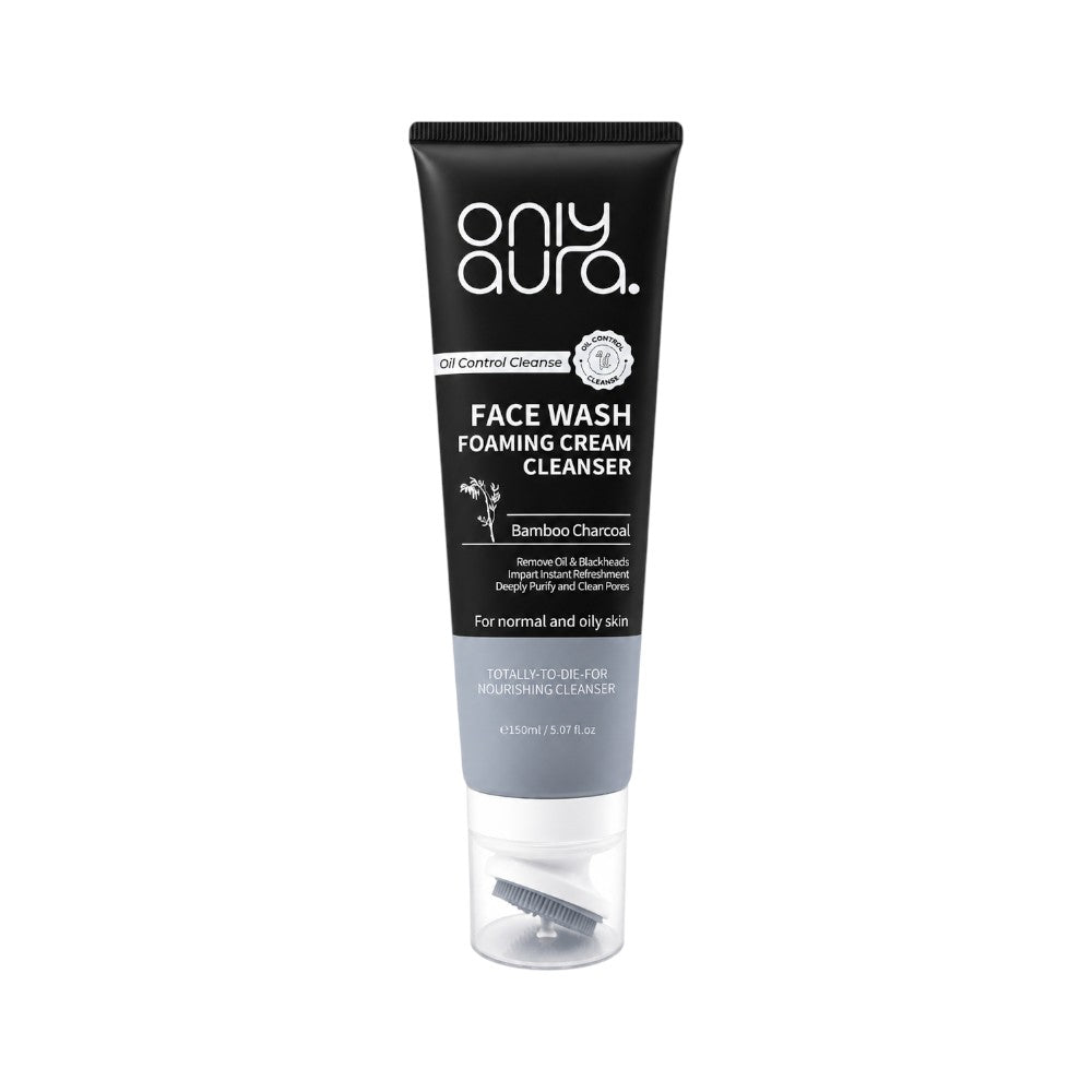 ONLYAURA BAMBOO CHARCOAL FACE WASH 150ML