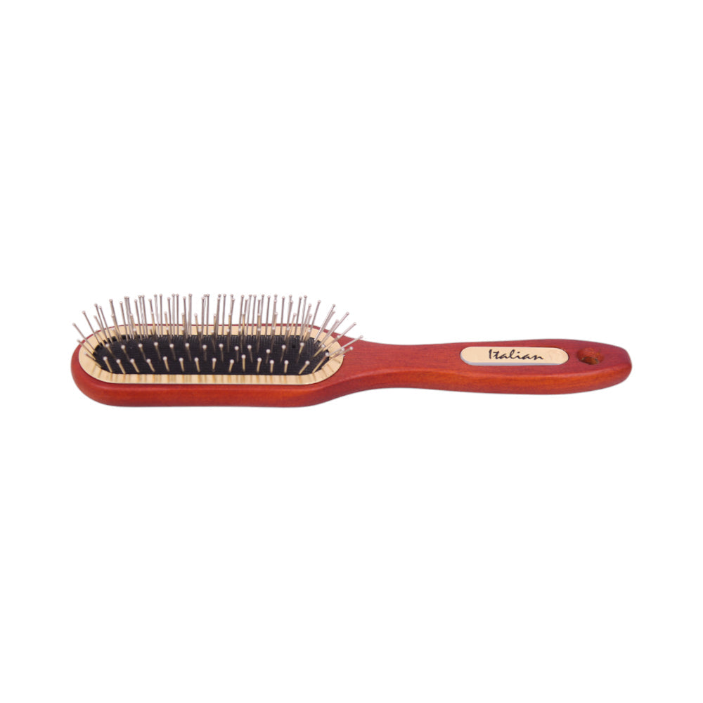 ITALIAN HAIR BRUSH WOODEN 7298CLG