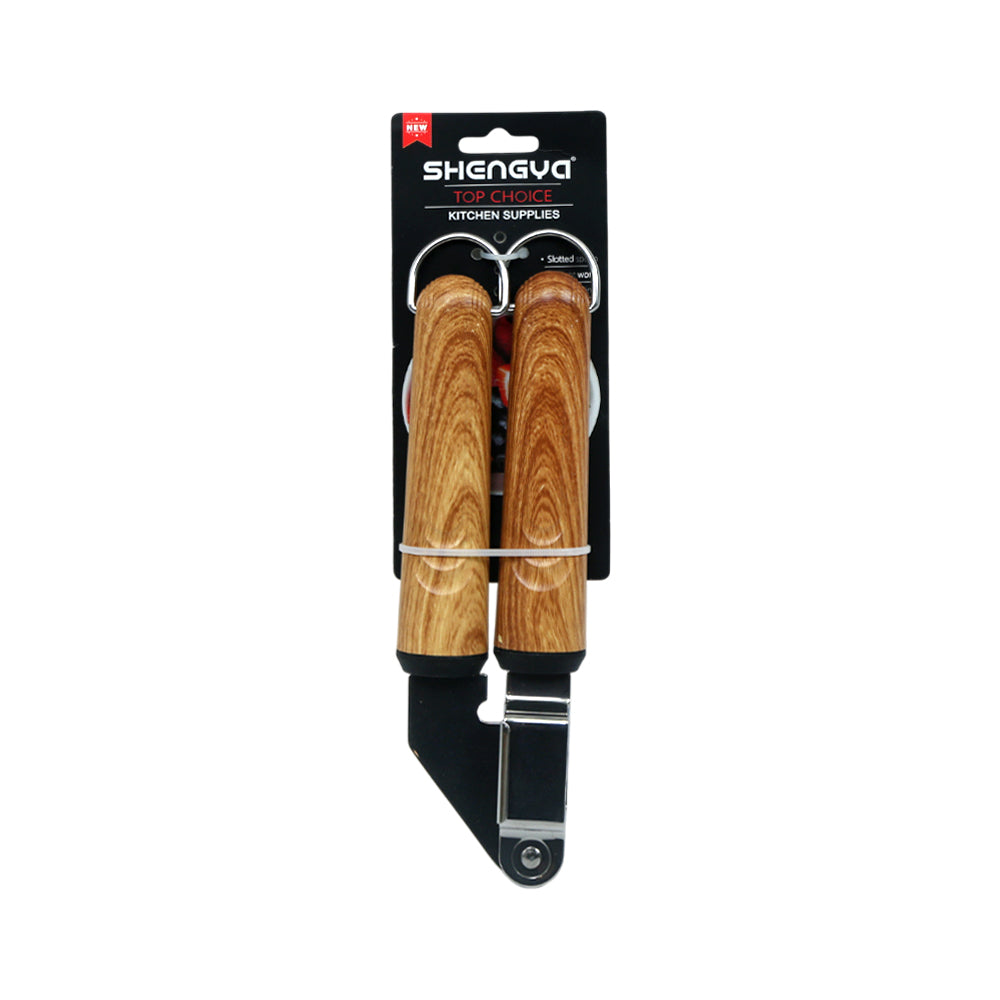 GARLIC PRESS SHENGYA WOODEN HANDLE K01050T ZIK