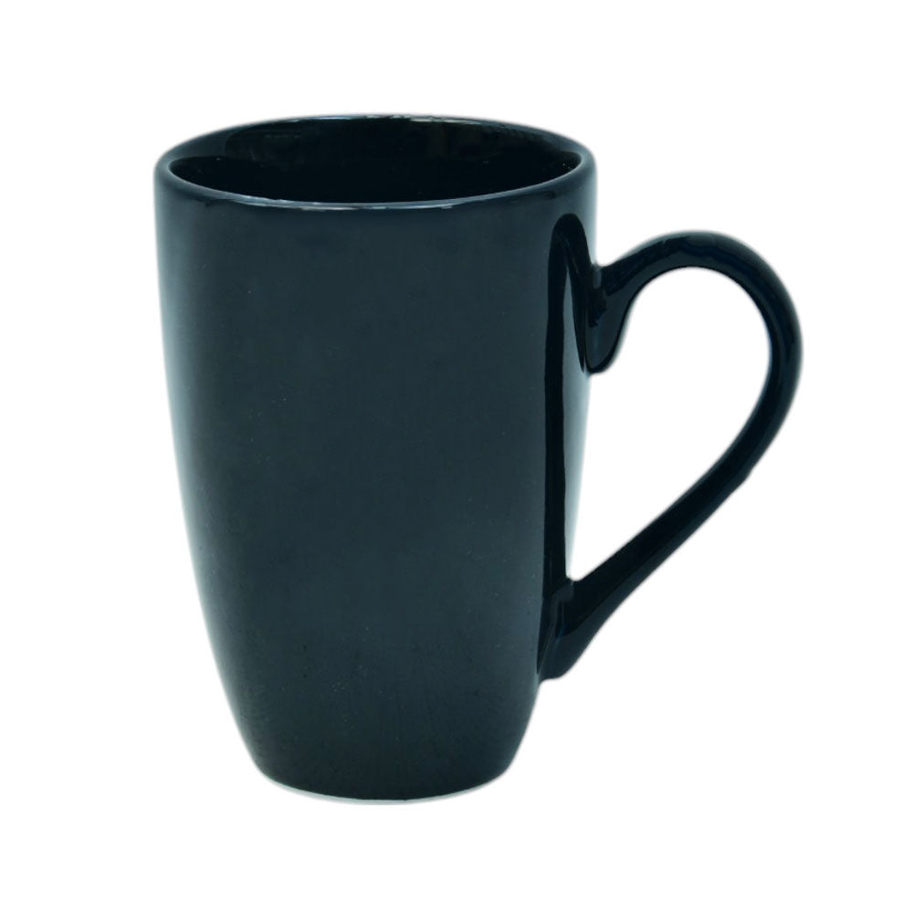 MUG PORCELAIN PLAIN BLACK LYMG30PL1BK