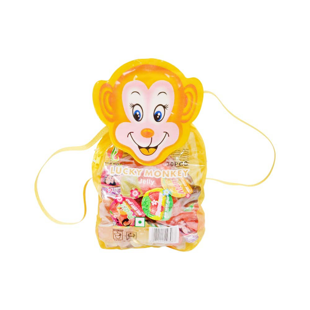 RICH WANT JELLY LUCKY MONKEY BAG 30PC 450 GM