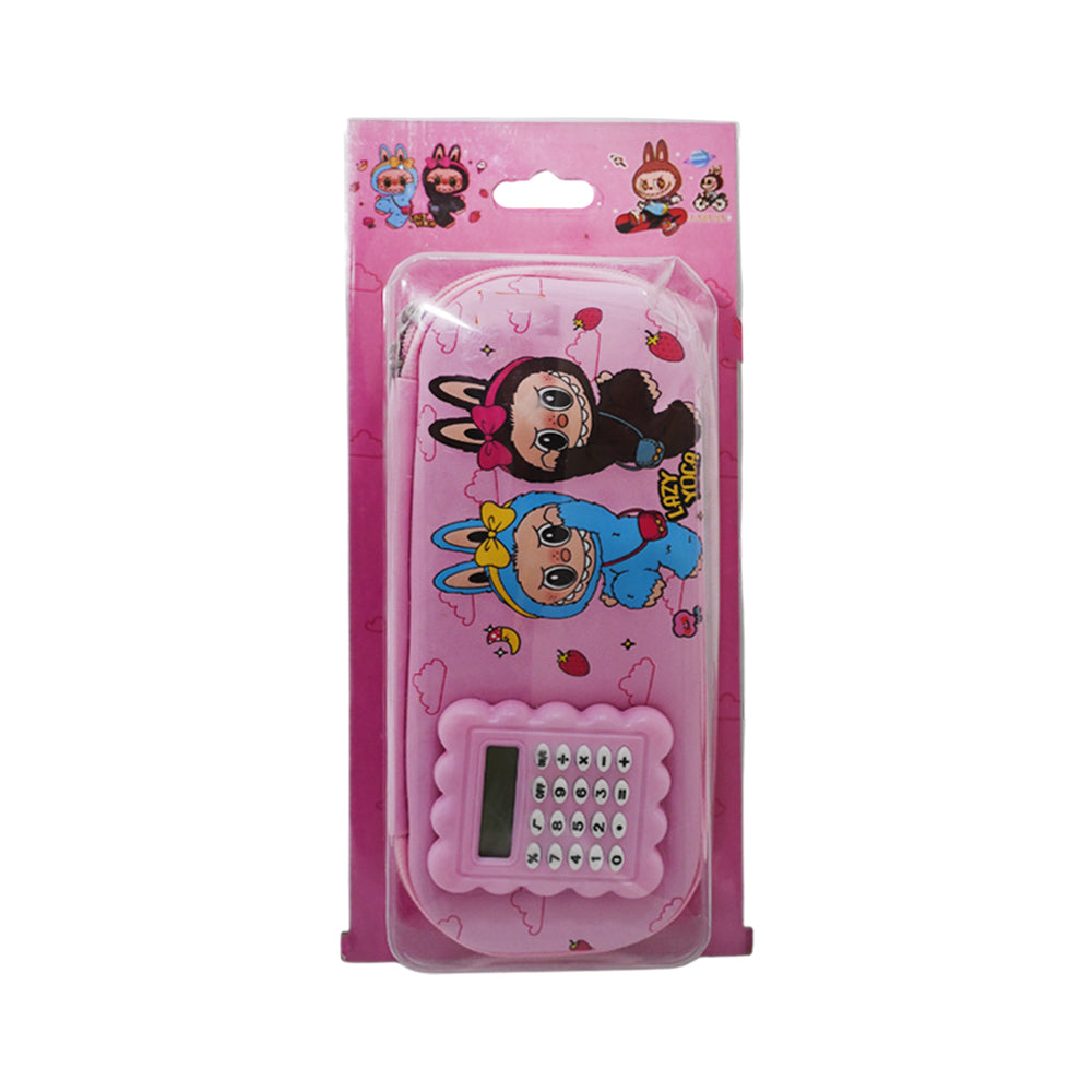 6115 PENCIL POUCH W-CALCULATER ASST