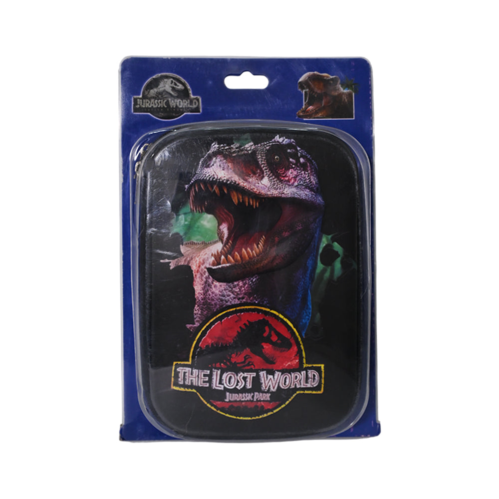 ST906 PENCIL CASE LARGE JURASSIC WORLD 3D